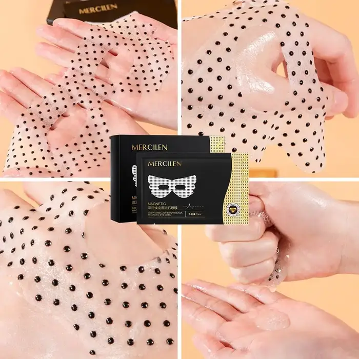 Masque Contour des Yeux Coréen Mercilen Peptide Golden Collagen Anti-Rides Double Action Raffermissant Lissant Anti-Cernes Soin de la Peau