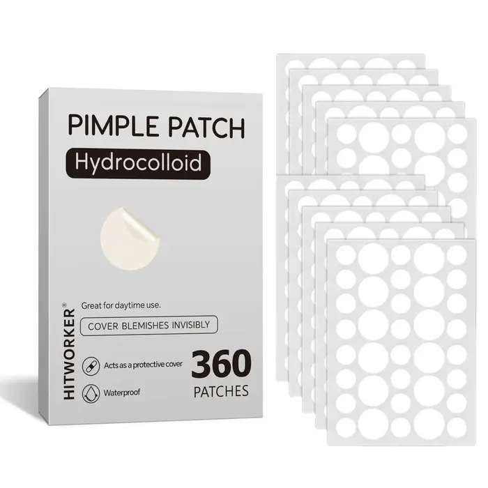 360 pièces visage acné Patch Invisible soins de la peau bouton acné patchs Anti-inflammatoire guéris