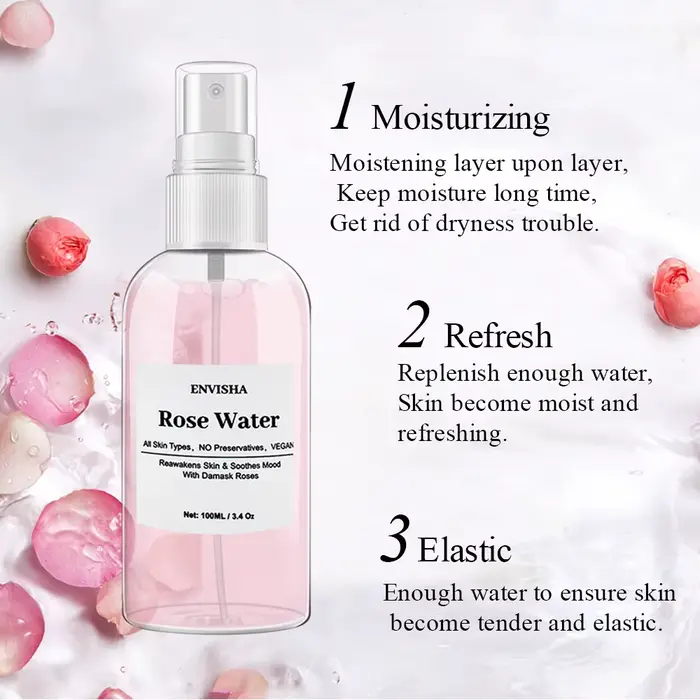 ENVISHA – eau de Rose pour le visage