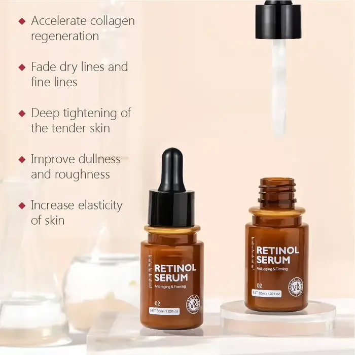 VIBRANT GLAMOUR-Sérum visage au rétinol, hydratant, 30ml