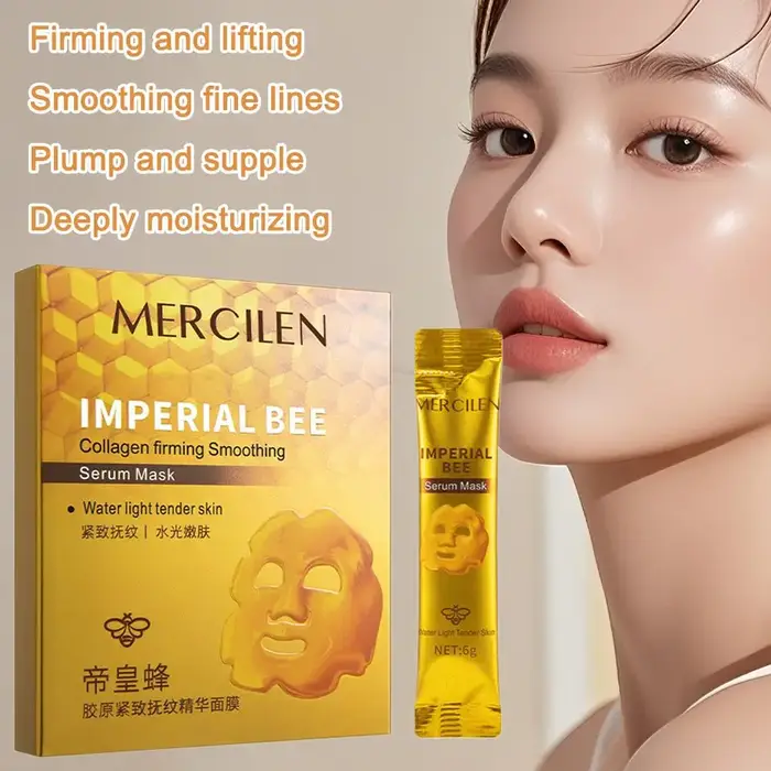 Masque hydratant et raffermissant au collagène/curcuma et vitamine C