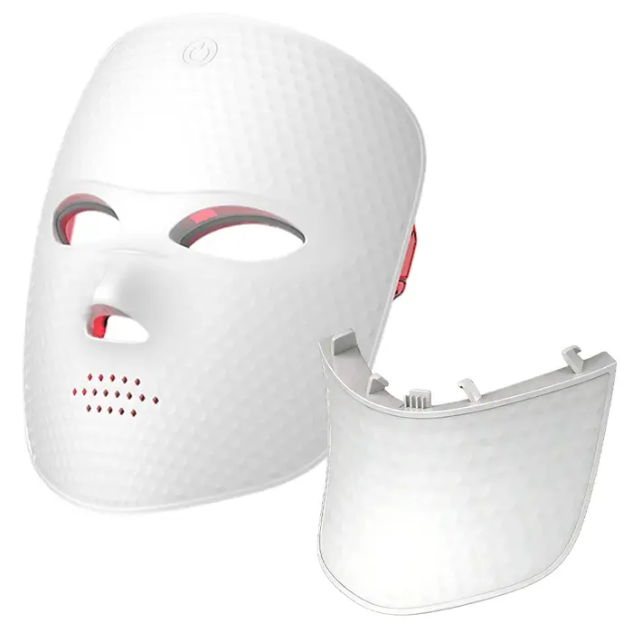 Masque LED facial 2 en 1 avec masque LED pour le cou