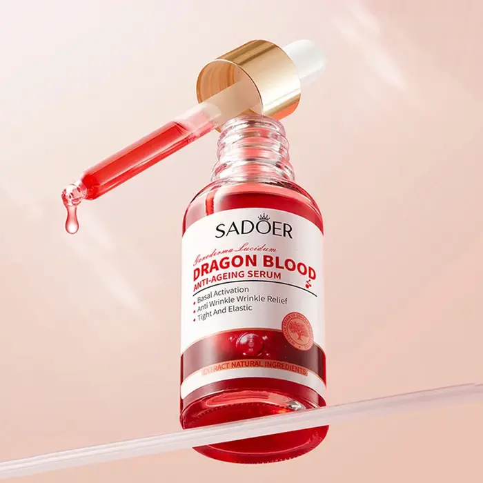 SADOER Ganoderma lucidum sang de Dragon sérum pour le visage Lotion hydratante Anti-rides contrôle du sébum