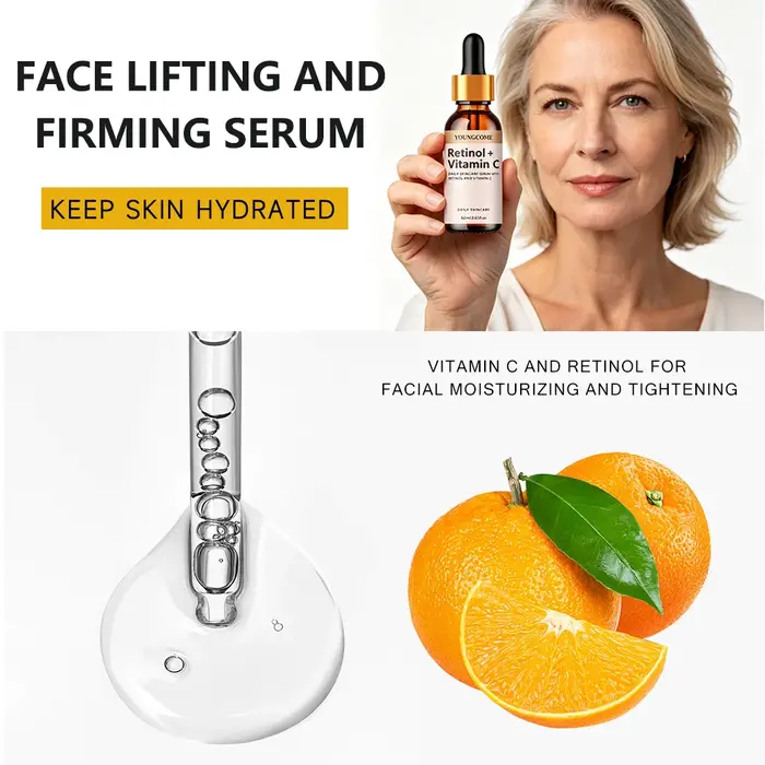Sérum Quotidien pour le Soin de la Peau au Rétinol et Vitamine C