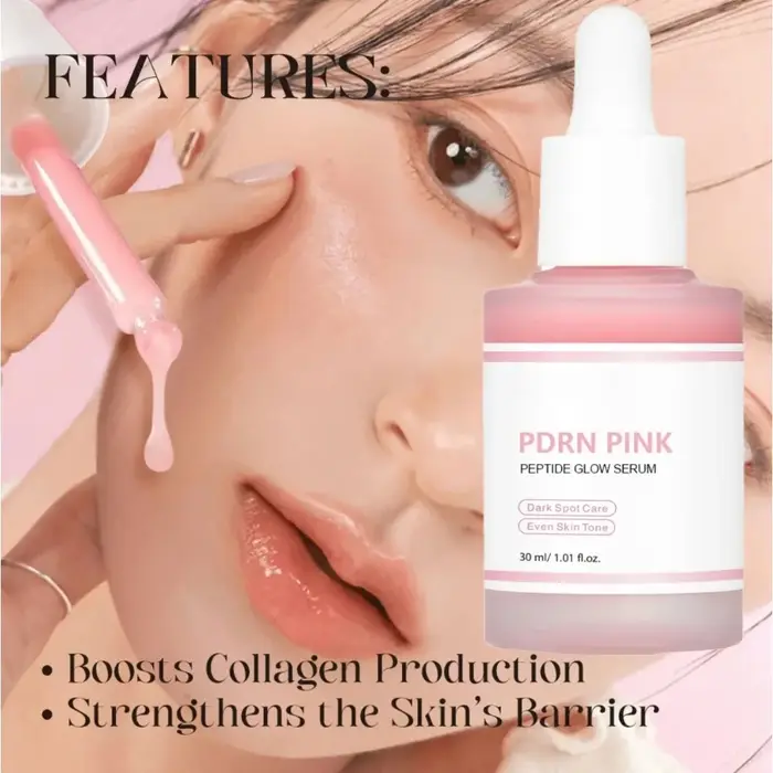 Sérum facial à la rose PDRN 30 ml avec peptide rose et adénosine