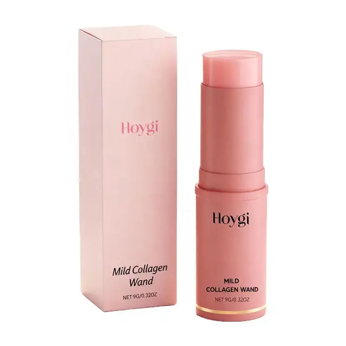 Bâton de soin de la peau infusé au collagène, formule solide hydratante pour une peau douce et confo