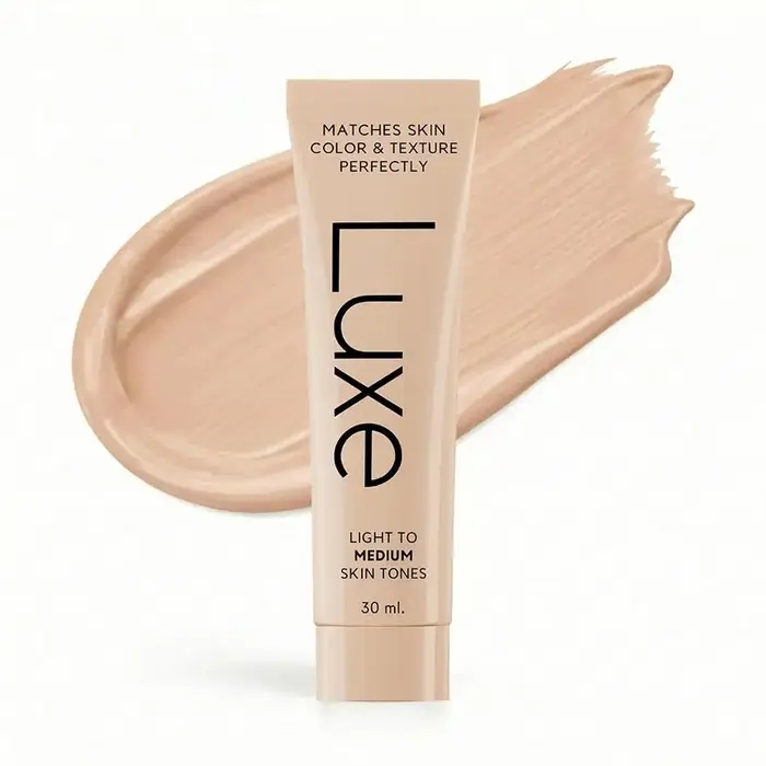 Fond de teint liquide changeant de couleur Luxe 12 heures longue tenue, s'adapte parfaitement à la c