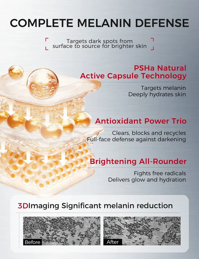 Sérum visage à la vitamine C 30 ml x 3 – Niacinamide + extrait de calendula