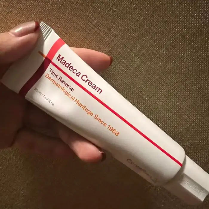Crème Madeca Time-Reverse à la Centella Asiatica pour une hydratation intense, anti-âge, liftante et raffermissante, éclaircissante, soin coréen pour la peau 