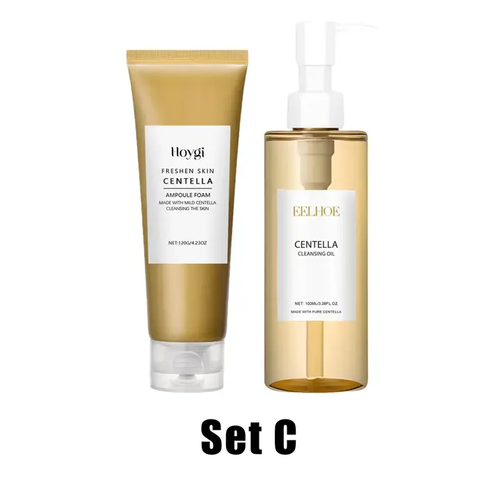 Coffret Soin Visage à la Centella : Huile Nettoyante