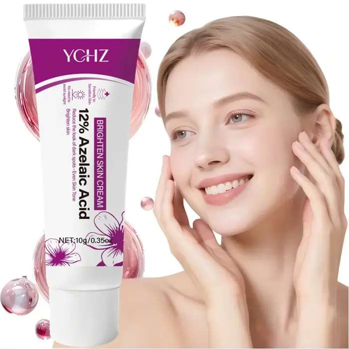 Essence à 12 % d'acide arbutique, crème gel hydratante contenant 12 % d'acide isopropylique, glycérine et acide salicylique, acide azélaïque, essence de Centella Asiatica et essence de niacinamide pou