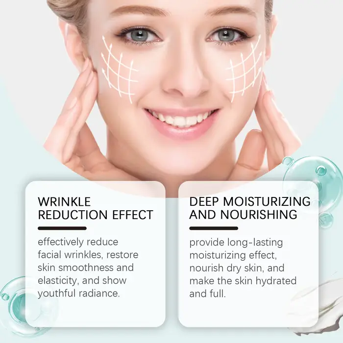 Crème raffermissante au collagène pour le visage