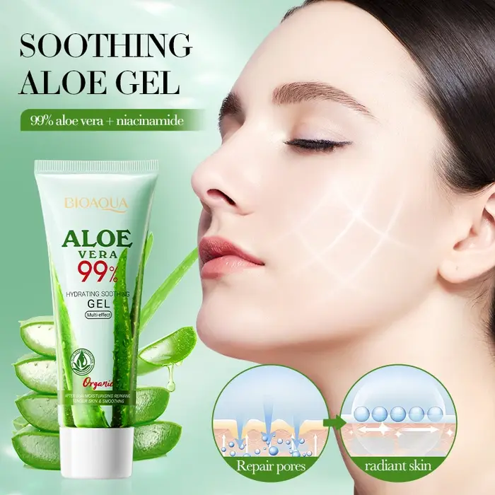 120ml BIOAOUA pulpe brute de riz moussant purée pour le visage Mousse nettoyante apaisante nettoyant