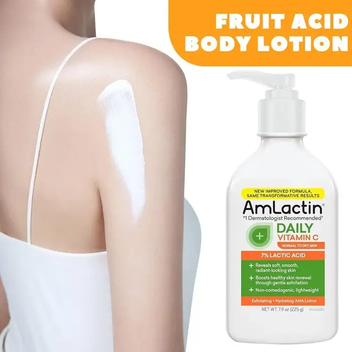 Lotion hydratante pour le corps Amlactin avec acide de fruits