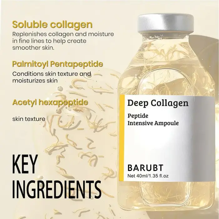 Ampoule intensive au collagène et aux peptides