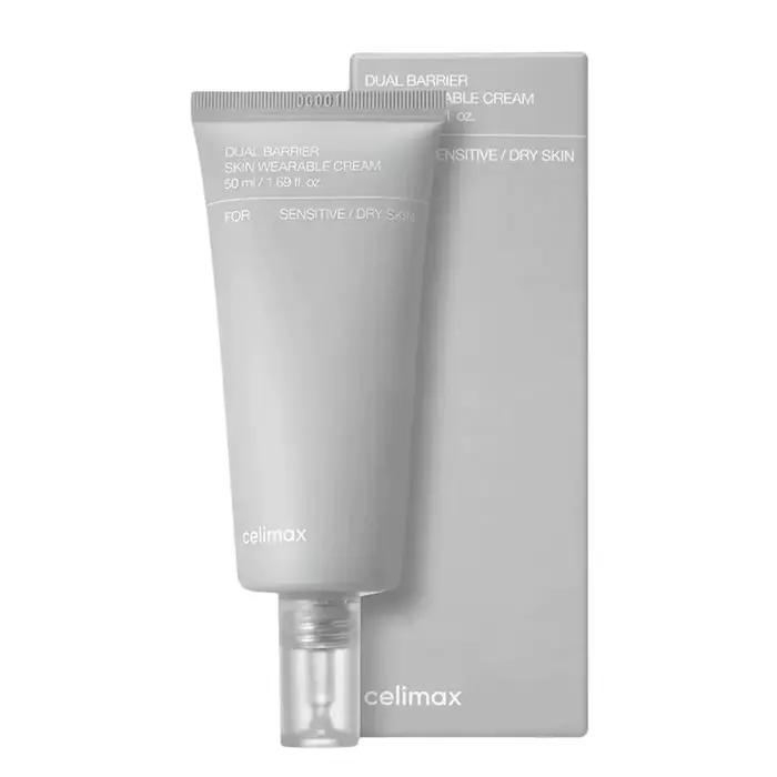 Crème Tonique Crémeuse Double Barrière Celimax, Crème Visage Hydratante Longue Durée Contrôle Sébum,