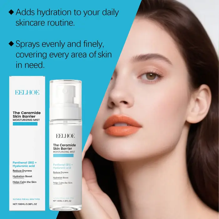 Brume hydratante pour le visage à l'acide hyaluronique