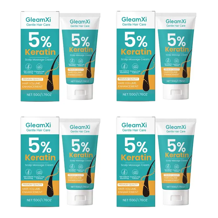 Crème de massage capillaire à la kératine hydratante