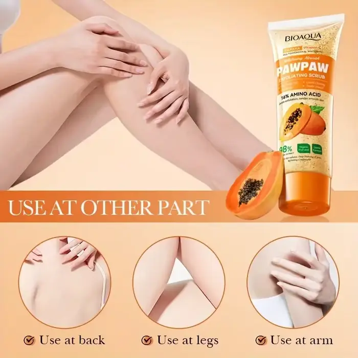 Crème exfoliante papaye vitamine C