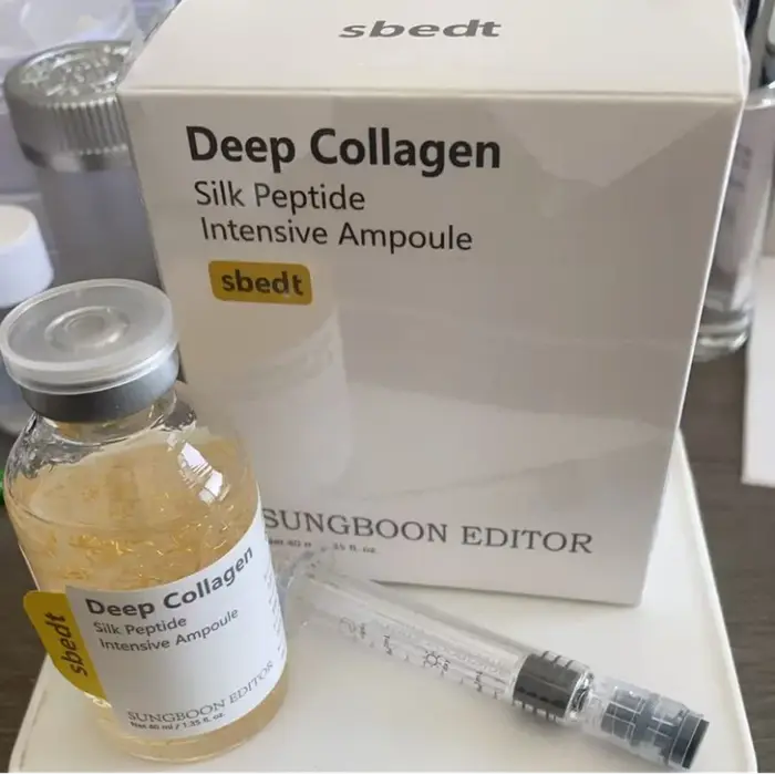 Sérum Ampoule au Collagène de Soie et Peptides