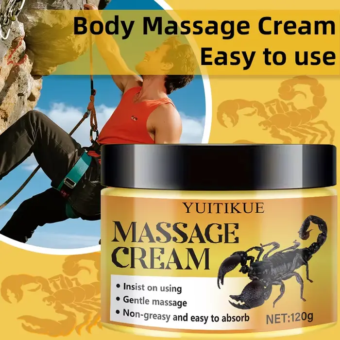 120 g de crème de massage · Utilisation consistant avec un massage doux
