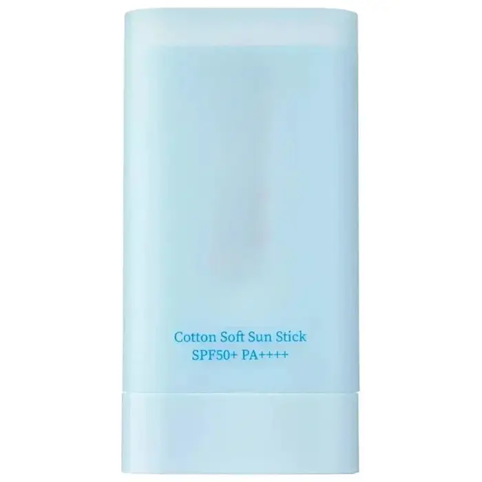 Bâton de Protection solaire coréen pour le visage, bleu clair, mat, pour peau douce et soyeuse, en c