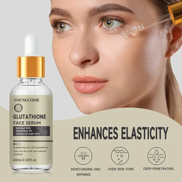 Sérum au glutathion pour le visage pour éclaircir la peau