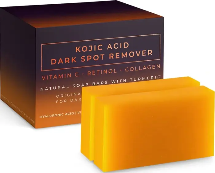 Savon artisanal éclaircissant à l'acide kojique pour les taches brunes – Soin profond hydratant et nettoyant pour une peau éclatante