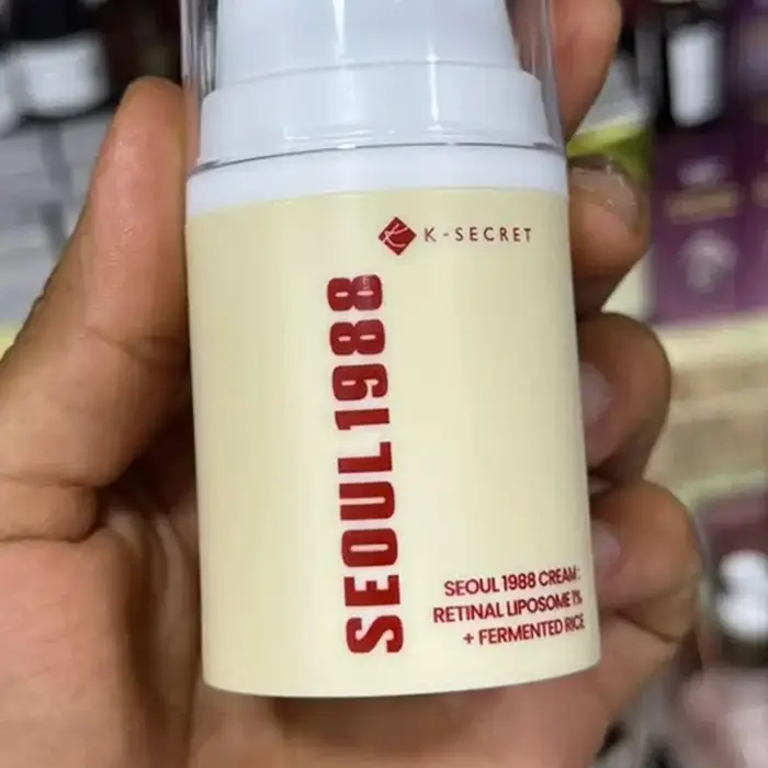 Coffret Crème Contour des Yeux et Sérum Visage au Rétinol et Ginseng Seoul 1988 - Soin Coréen Raffermissant Anti-Rides Éclaircissant Hydratant