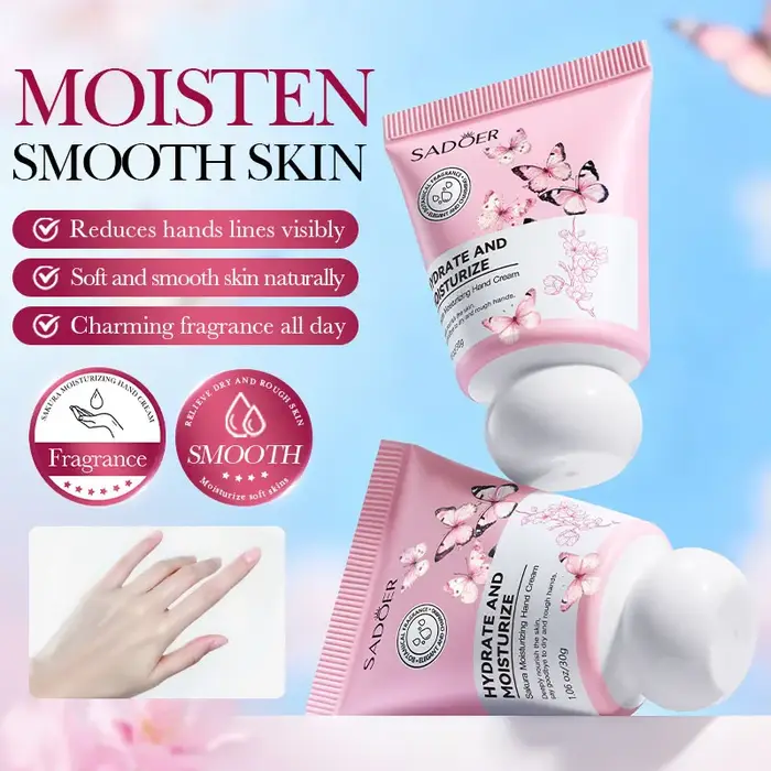 Crème pour les mains florale SADOER