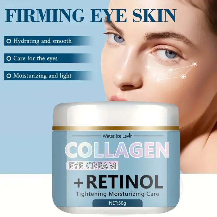 Crème pour les yeux au collagène et au rétinol Water Ice Levin : Texture