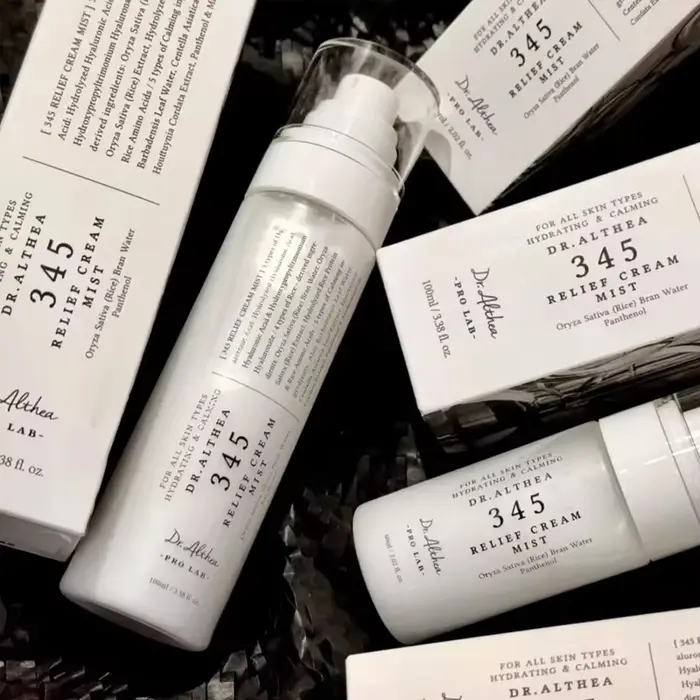 Crème en Brume Apaisante Dr.Althea 345 Originale 147, Crème Antioxydante Éclaircissante, Hydratante et Réparatrice Intensive, Brume d'Essence Originale