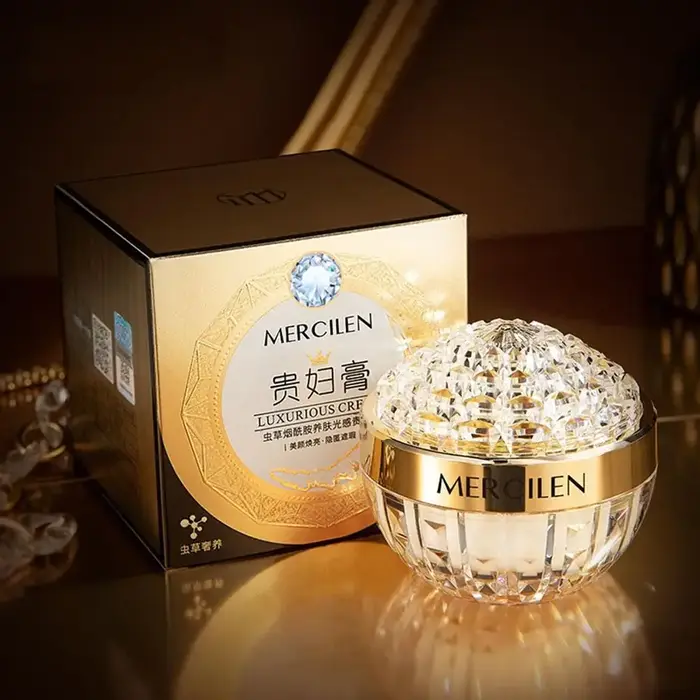 Crème faciale luxueuse au Cordyceps
