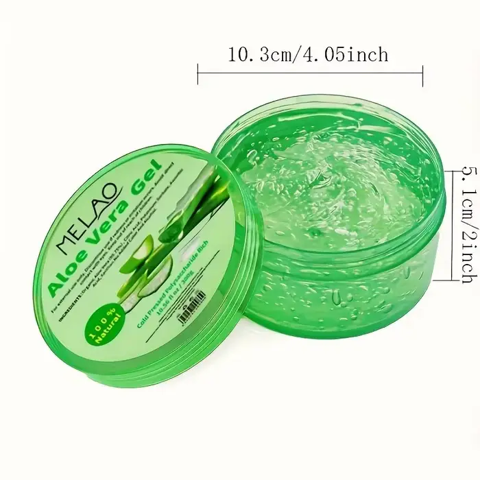 Extrait d'aloe vera de Melao Gel d'aloe vera biologique naturel éclaircissant pour la peau, hydratan