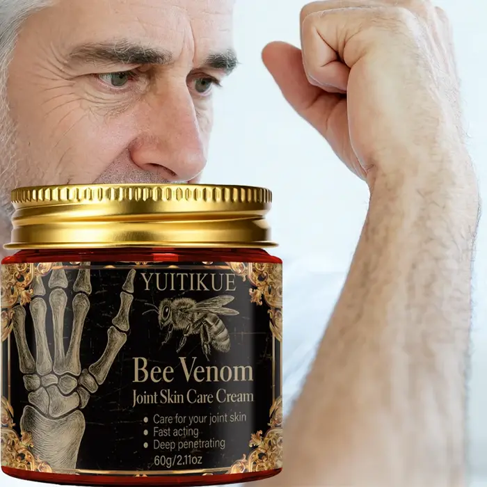 Crème de soin pour la peau des articulations au venin d'abeille