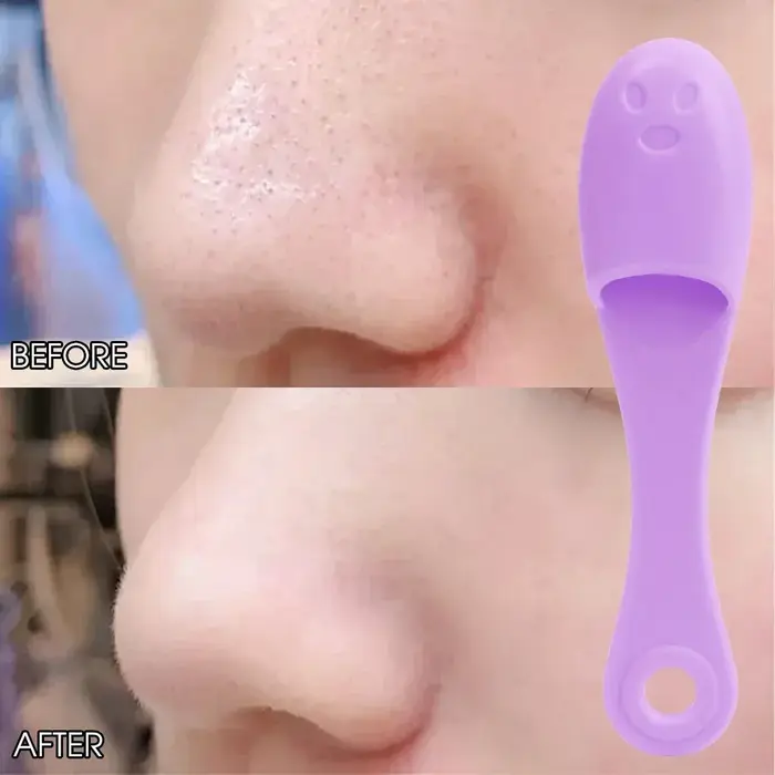 Brosse nettoyante faciale en silicone pour les pores