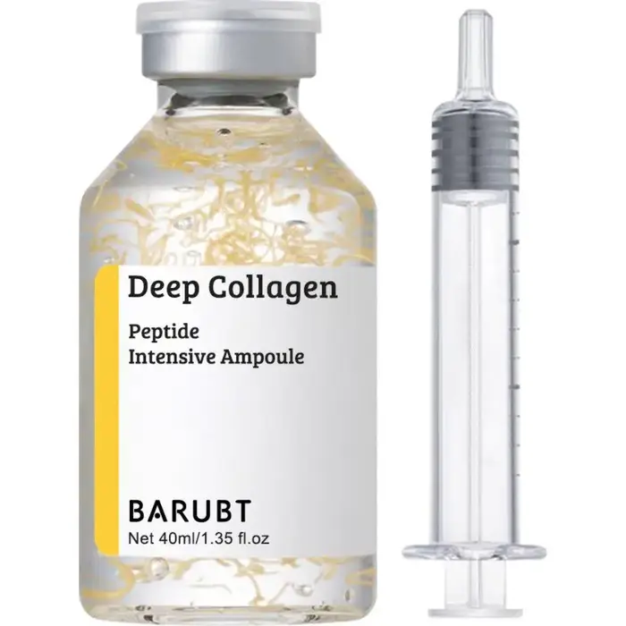 Sérum d'essence de collagène de soie coréenne, formule revitalisante intensive avec hydratation prof