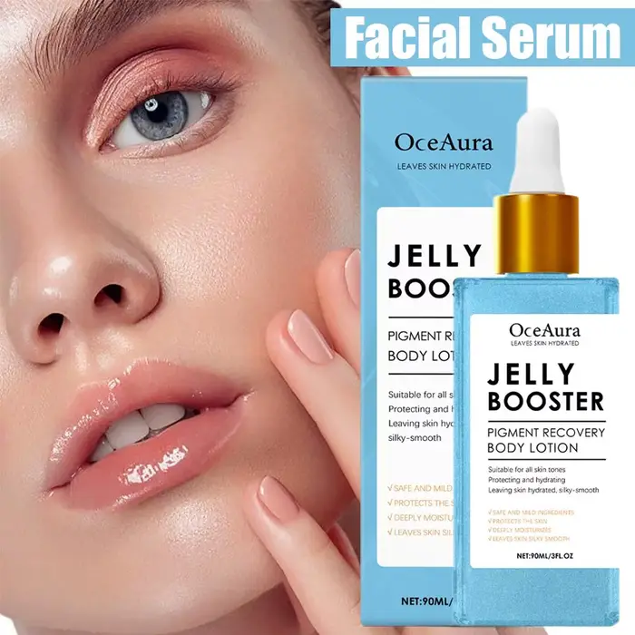 Sérum Visage à la Niacinamide Effet Gel Booster Hydratant Unifiant le Teint Minimisant les Pores Contrôle du Sébum Lissant 30ml/90ml