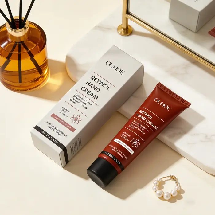 Crème Raffermissante pour les Mains au Rétinol – Hydratation Longue Durée