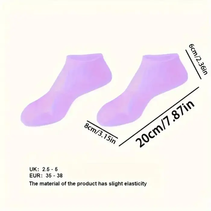 Chaussettes hydratantes pour les pieds, en coton, pour Spa de nuit, crème pour les pieds, Lotion, po