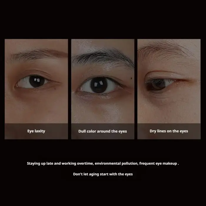 Masque Contour des Yeux Coréen Mercilen Peptide Golden Collagen Anti-Rides Double Action Raffermissant Lissant Anti-Cernes Soin de la Peau