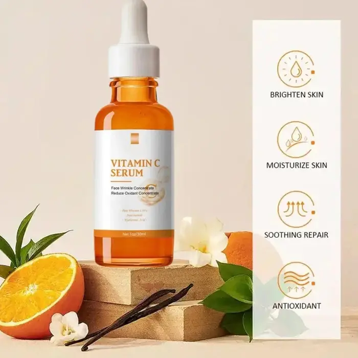 Sérum dissolvant de rides à la vitamine C pour le visage