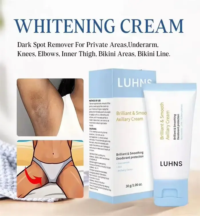 Crème blanchissante pour peaux foncées