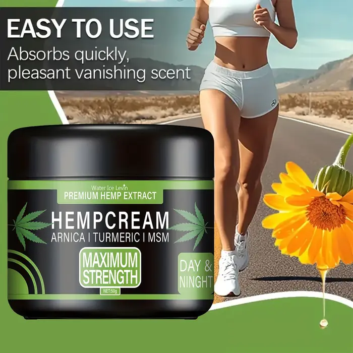 Crème d'extrait de chanvre premium à l'arnica