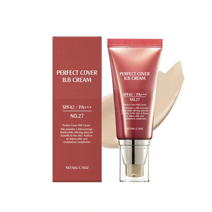 BB crème correctrice éclaircissante, hydratante, contrôle de l'huile de la peau, maquillage longue d