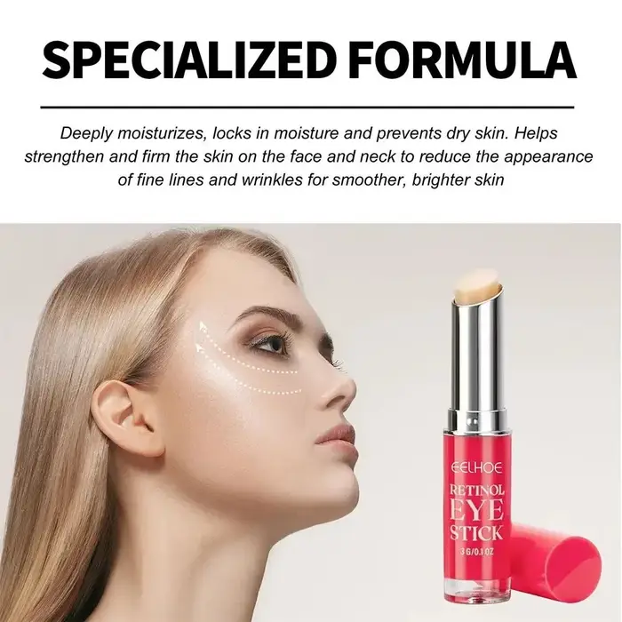 La crème pour les yeux au rétinol améliore l'élasticité de la peau et soulage le liquide d'essence de cernes pour le