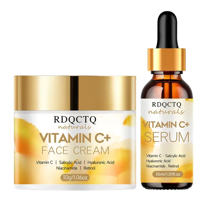 Ensemble de 2 pièces crème et sérum à la vitamine C : titre AliExpress optimisé avec des ingrédients