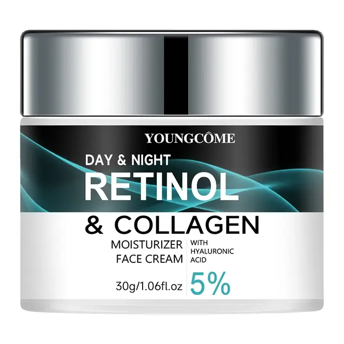 La crème au rétinol favorise l'élasticité de la peau et le lustre hydratant liftant raffermissant co