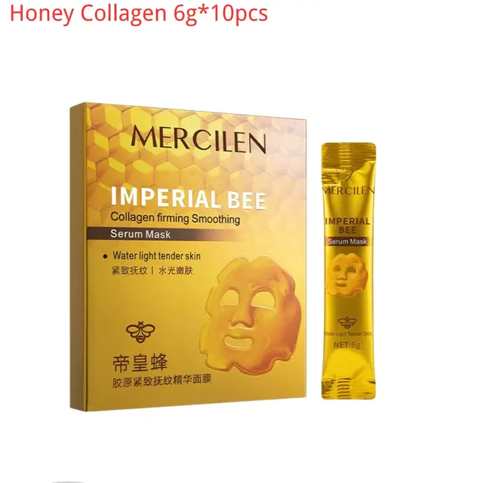 Masque hydratant et raffermissant au collagène/curcuma et vitamine C
