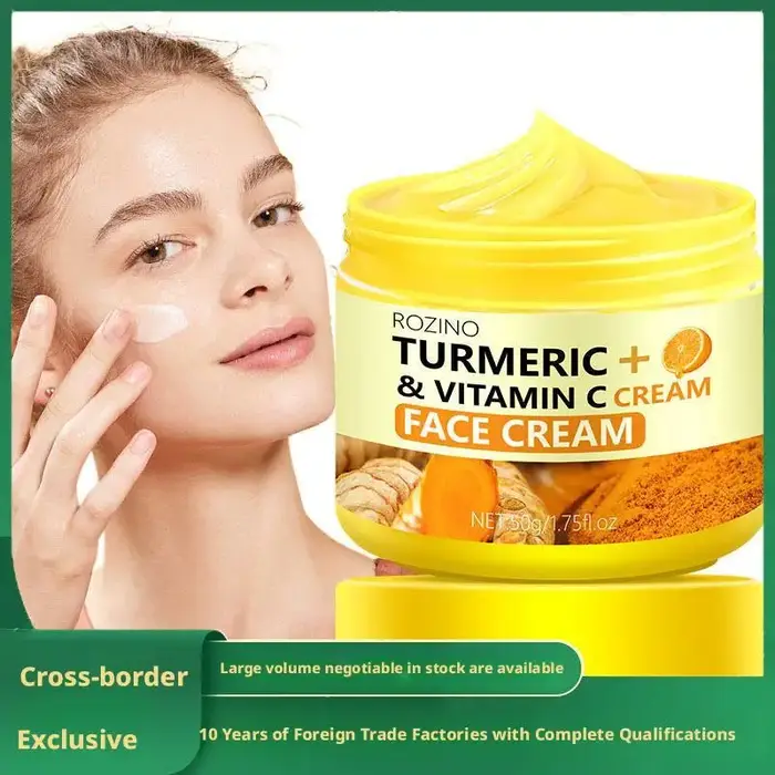 Crème hydratante au curcuma